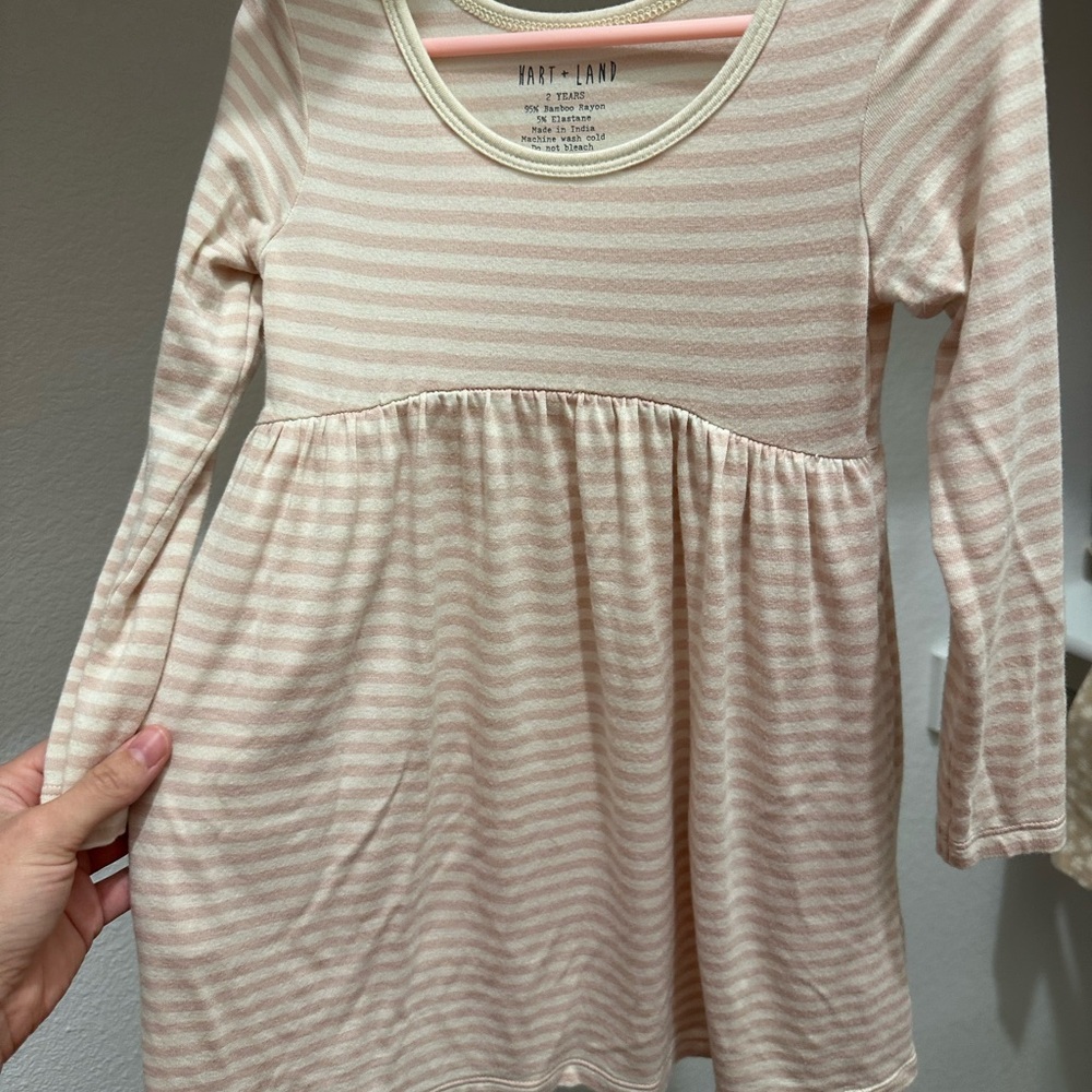 Hart + Land Striped Long Sleeve Dress